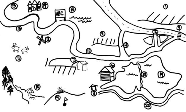 A Tourist Map of Evergreen