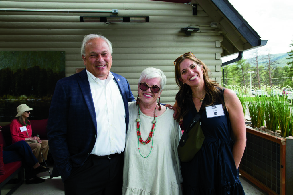 Attorney Rich Levine, Linda Kirkpatrick, and Linda's daughter, Amy Kenney, at the May 31 CAE event in Linda's honor.
